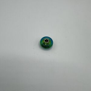 Trollbeads 925 Glass Blue & Green Single Bead Charm